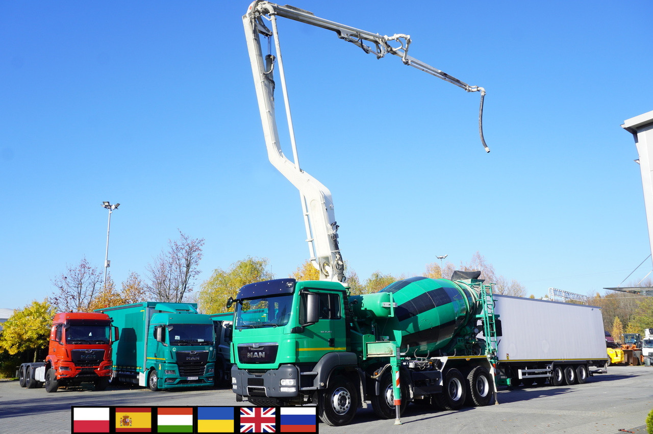 MAN TGS 35.480 8x4 Concrete Mixer Pump truck / Putzmeister M24-3 / 1600 MTH! - Betoonipump: pilt 1 MAN TGS 35.480 8x4 Concrete Mixer Pump truck / Putzmeister M24-3 / 1600 MTH! - Betoonipump: pilt 1