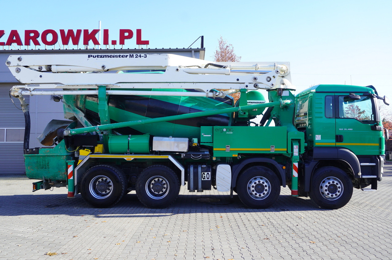 MAN TGS 35.480 8x4 Concrete Mixer Pump truck / Putzmeister M24-3 / 1600 MTH! - Autobetoonisegisti: pilt 5 MAN TGS 35.480 8x4 Concrete Mixer Pump truck / Putzmeister M24-3 / 1600 MTH! - Autobetoonisegisti: pilt 5