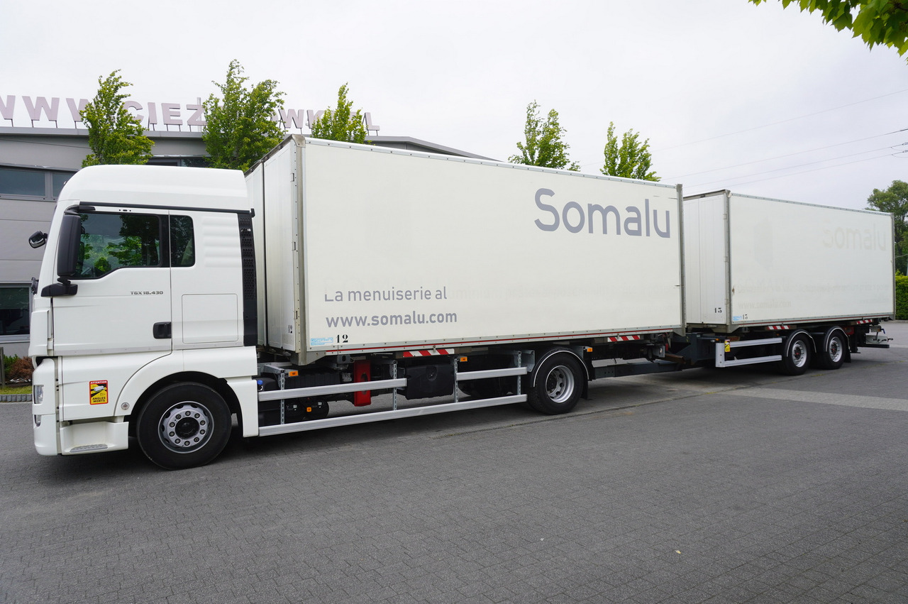 MAN TGX 18.430 / 18 EPAL box / Fruehauf 18 EPAL box trailer / 2021 - Kasti veoauto: pilt 2 MAN TGX 18.430 / 18 EPAL box / Fruehauf 18 EPAL box trailer / 2021 - Kasti veoauto: pilt 2