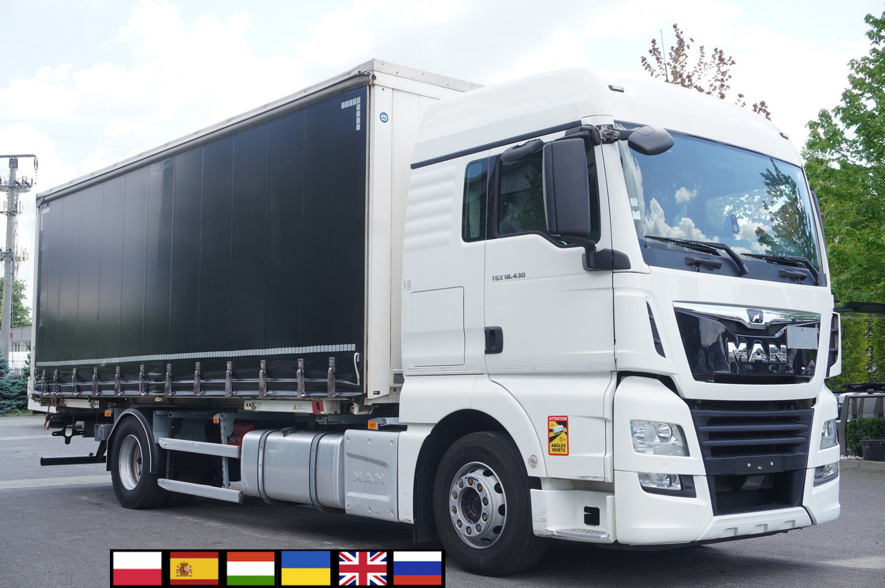 MAN TGX 18.430 / Curtainsider 18 EPAL / sleeping cab / 2021 - Tent veoauto: pilt 1 MAN TGX 18.430 / Curtainsider 18 EPAL / sleeping cab / 2021 - Tent veoauto: pilt 1