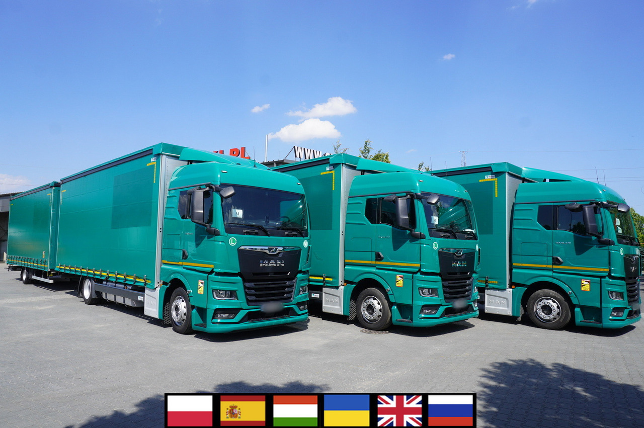 MAN TGX 18.470 / Trailer 19 EPAL / Curtainsider 19 EPAL / 2022 / Retarder / 15 units - Tent veoauto: pilt 1 MAN TGX 18.470 / Trailer 19 EPAL / Curtainsider 19 EPAL / 2022 / Retarder / 15 units - Tent veoauto: pilt 1