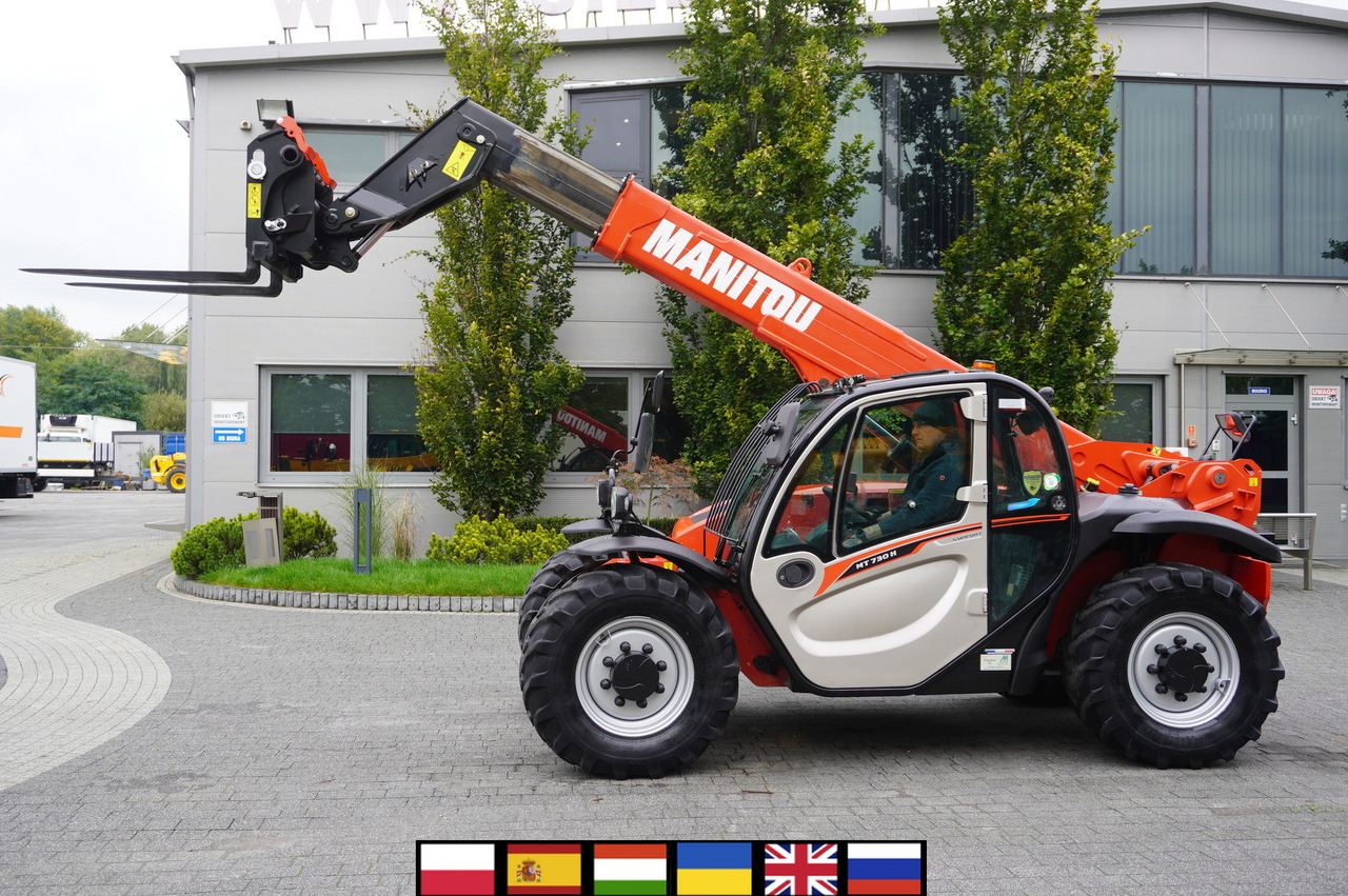 MANITOU MT 730 H / 7 m reach / 3 t / height 190 cm / 2900 MTH! / Joystick - Teleskooprataslaadur: pilt 1 MANITOU MT 730 H / 7 m reach / 3 t / height 190 cm / 2900 MTH! / Joystick - Teleskooprataslaadur: pilt 1