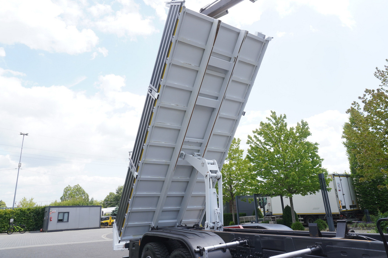 Madelveok/ Platvormveok, Kraanaga veoauto MERCEDES-BENZ AROCS 2633 6x4 / 5.5 T crane FASSI F135 / Tipper 15 EPAL: pilt 15