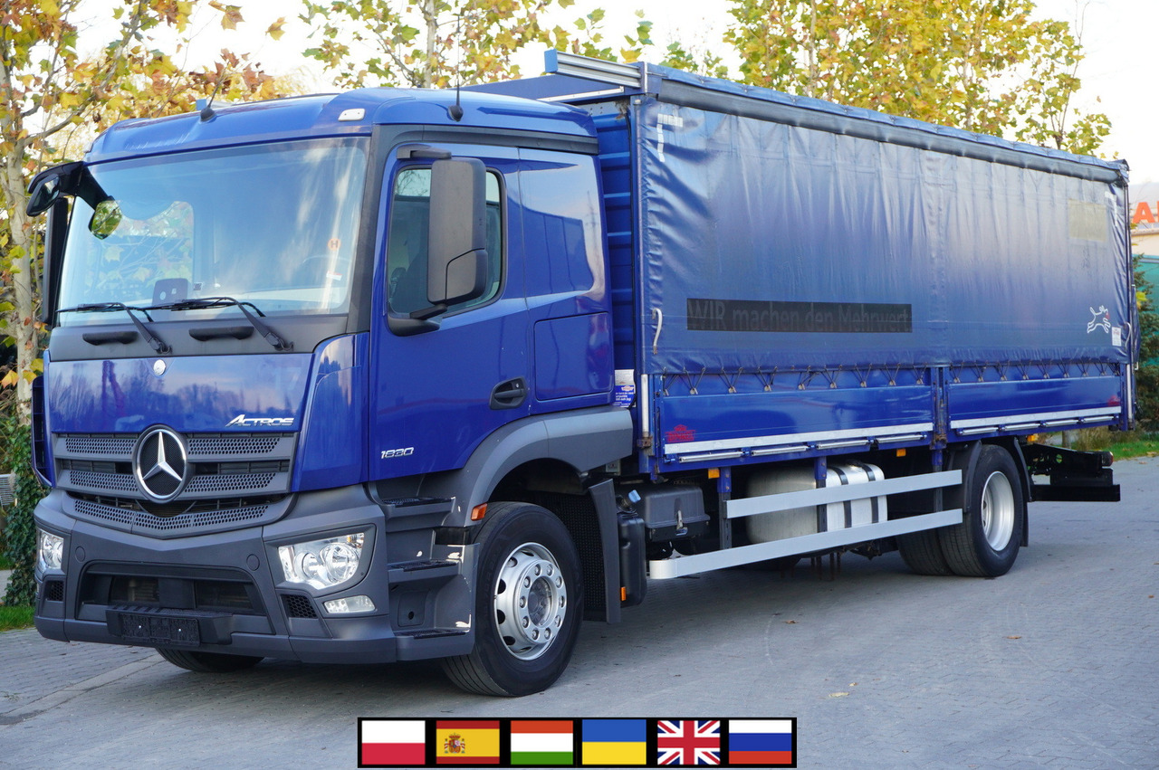 MERCEDES-BENZ Actros 1830 4x2 E6 / Curtainsider 18 EPAL / Sleeper cab - Tent veoauto: pilt 1 MERCEDES-BENZ Actros 1830 4x2 E6 / Curtainsider 18 EPAL / Sleeper cab - Tent veoauto: pilt 1