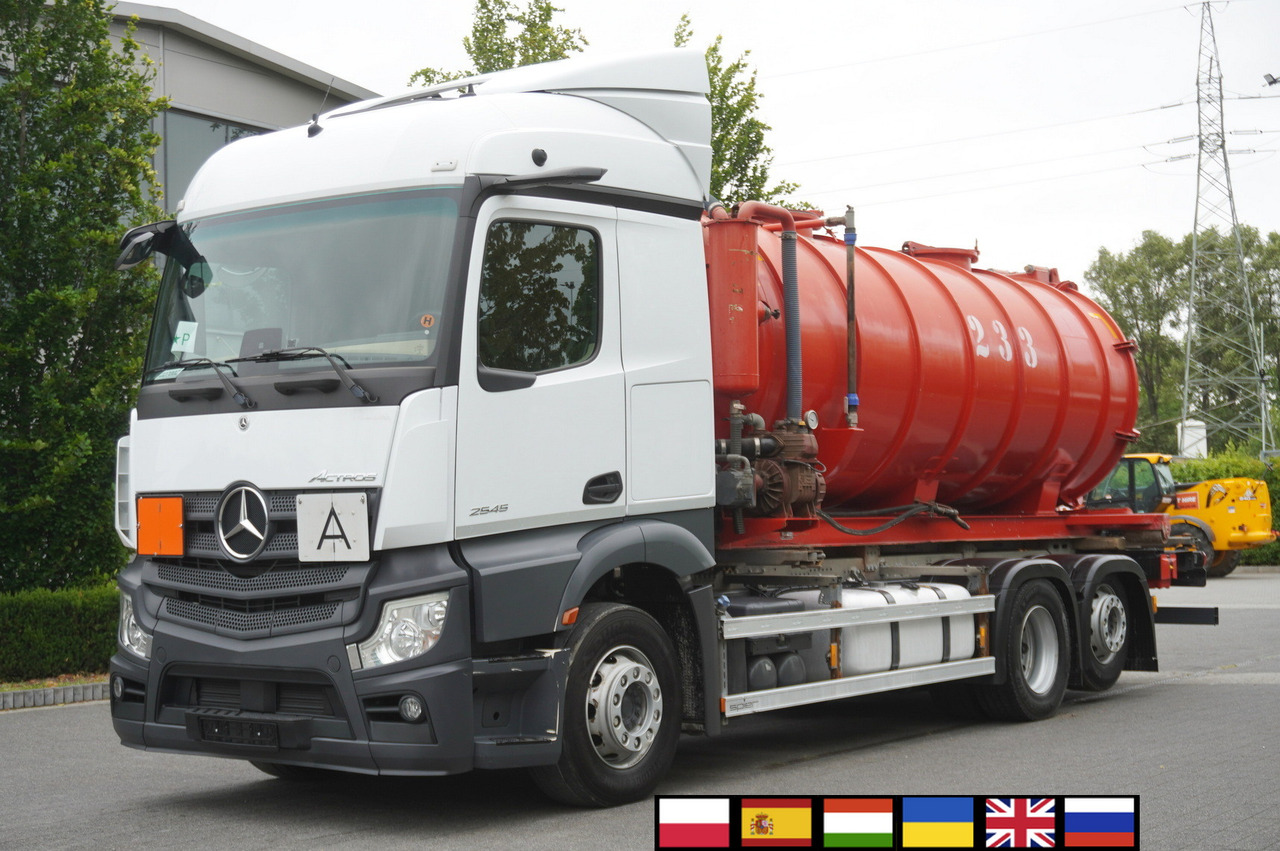 MERCEDES-BENZ Actros 2545 6 × 2 MP5 / NEW septic barrel 13000 L - Tsisternauto: pilt 1 MERCEDES-BENZ Actros 2545 6 × 2 MP5 / NEW septic barrel 13000 L - Tsisternauto: pilt 1