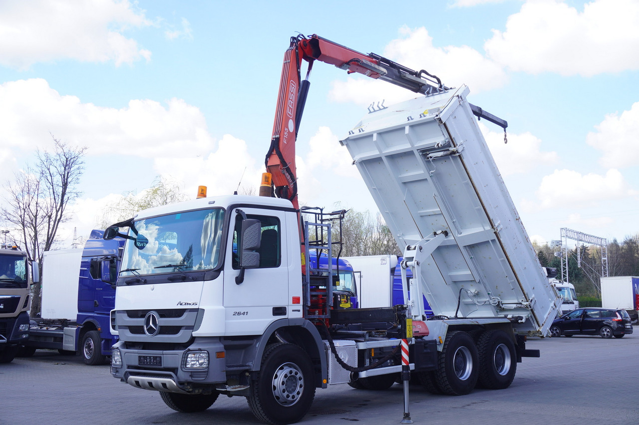 MERCEDES-BENZ Actros 2641 6×4 E5 / Crane / Dumper / 110000 km! - Madelveok/ Platvormveok, Kraanaga veoauto: pilt 2 MERCEDES-BENZ Actros 2641 6×4 E5 / Crane / Dumper / 110000 km! - Madelveok/ Platvormveok, Kraanaga veoauto: pilt 2