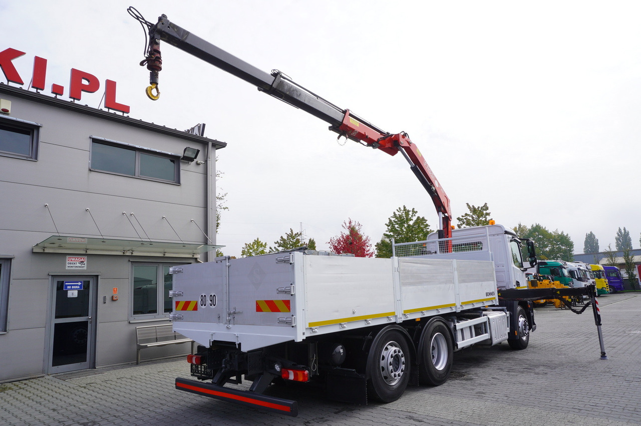 MERCEDES-BENZ Antos 2540 / Flatbed 15 EPAL / Fassi F165 / 6.1 t / 8 m reach / remote control / rotator / 1600 MTH / steered axle - Kraanaga veoauto: pilt 3 MERCEDES-BENZ Antos 2540 / Flatbed 15 EPAL / Fassi F165 / 6.1 t / 8 m reach / remote control / rotator / 1600 MTH / steered axle - Kraanaga veoauto: pilt 3