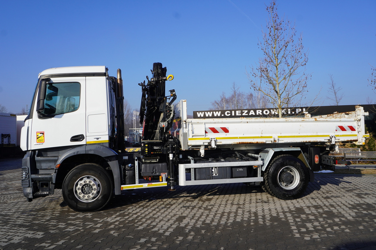 MERCEDES-BENZ Arocs 1833 / 87,000 km!!! / Hds HIAB X-DUO 128 B-2 / three-sided tipper - Kraanaga veoauto, Kraanaga veoauto: pilt 4 MERCEDES-BENZ Arocs 1833 / 87,000 km!!! / Hds HIAB X-DUO 128 B-2 / three-sided tipper - Kraanaga veoauto, Kraanaga veoauto: pilt 4