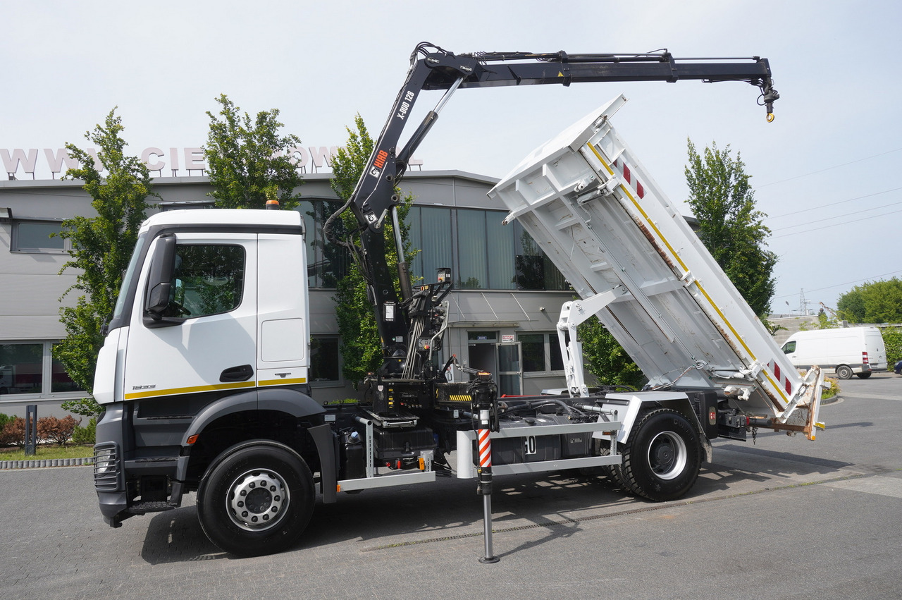 MERCEDES-BENZ Arocs 1833 / 87,000 km!!! / Hds HIAB X-DUO 128 B-2 / three-sided tipper - Kraanaga veoauto, Kraanaga veoauto: pilt 4 MERCEDES-BENZ Arocs 1833 / 87,000 km!!! / Hds HIAB X-DUO 128 B-2 / three-sided tipper - Kraanaga veoauto, Kraanaga veoauto: pilt 4