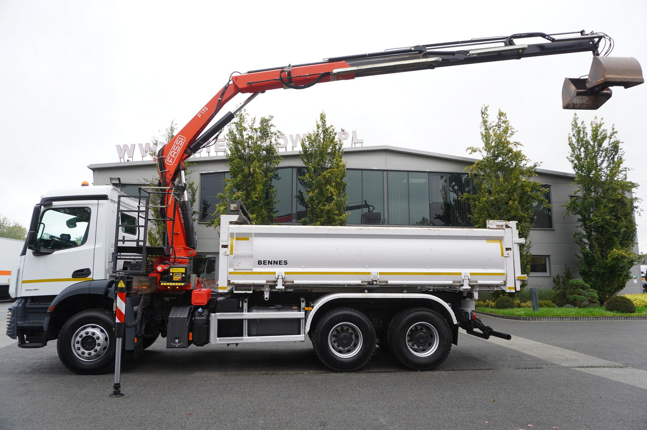 MERCEDES-BENZ Arocs 2636 6x4 / Fassi F175 / 7.7 t / 10 m / 2-side tipper / Bortmatic - Kallurauto, Kraanaga veoauto: pilt 5 MERCEDES-BENZ Arocs 2636 6x4 / Fassi F175 / 7.7 t / 10 m / 2-side tipper / Bortmatic - Kallurauto, Kraanaga veoauto: pilt 5