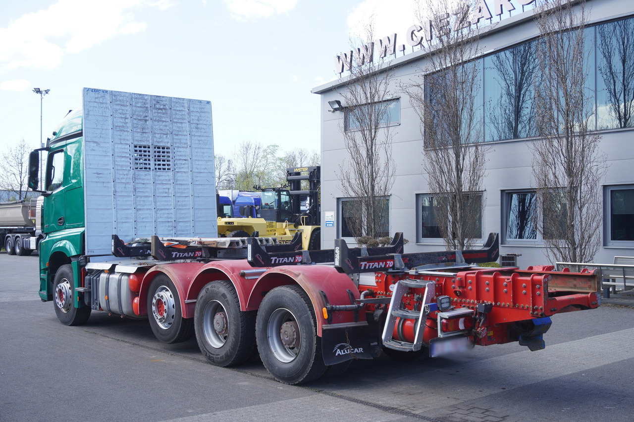 Mercedes-Benz Arocs 3563 8 × 4 / 630 HP / steered axle / Logging superstructure - Kraanaga veoauto: pilt 5 Mercedes-Benz Arocs 3563 8 × 4 / 630 HP / steered axle / Logging superstructure - Kraanaga veoauto: pilt 5