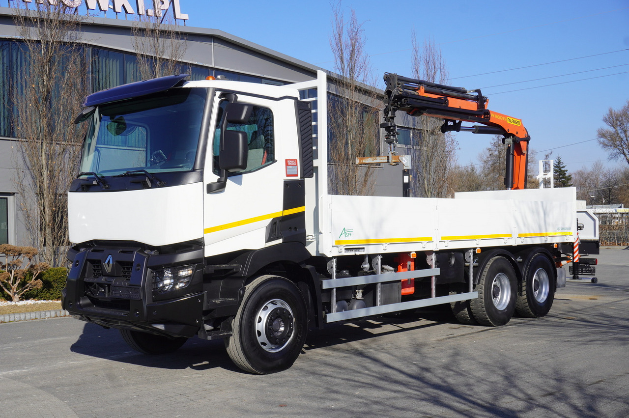 RENAULT C380 / 6x4 / HDS Palfinger PK 18002-EH 6000 kg - Madelveok/ Platvormveok, Kraanaga veoauto: pilt 2 RENAULT C380 / 6x4 / HDS Palfinger PK 18002-EH 6000 kg - Madelveok/ Platvormveok, Kraanaga veoauto: pilt 2