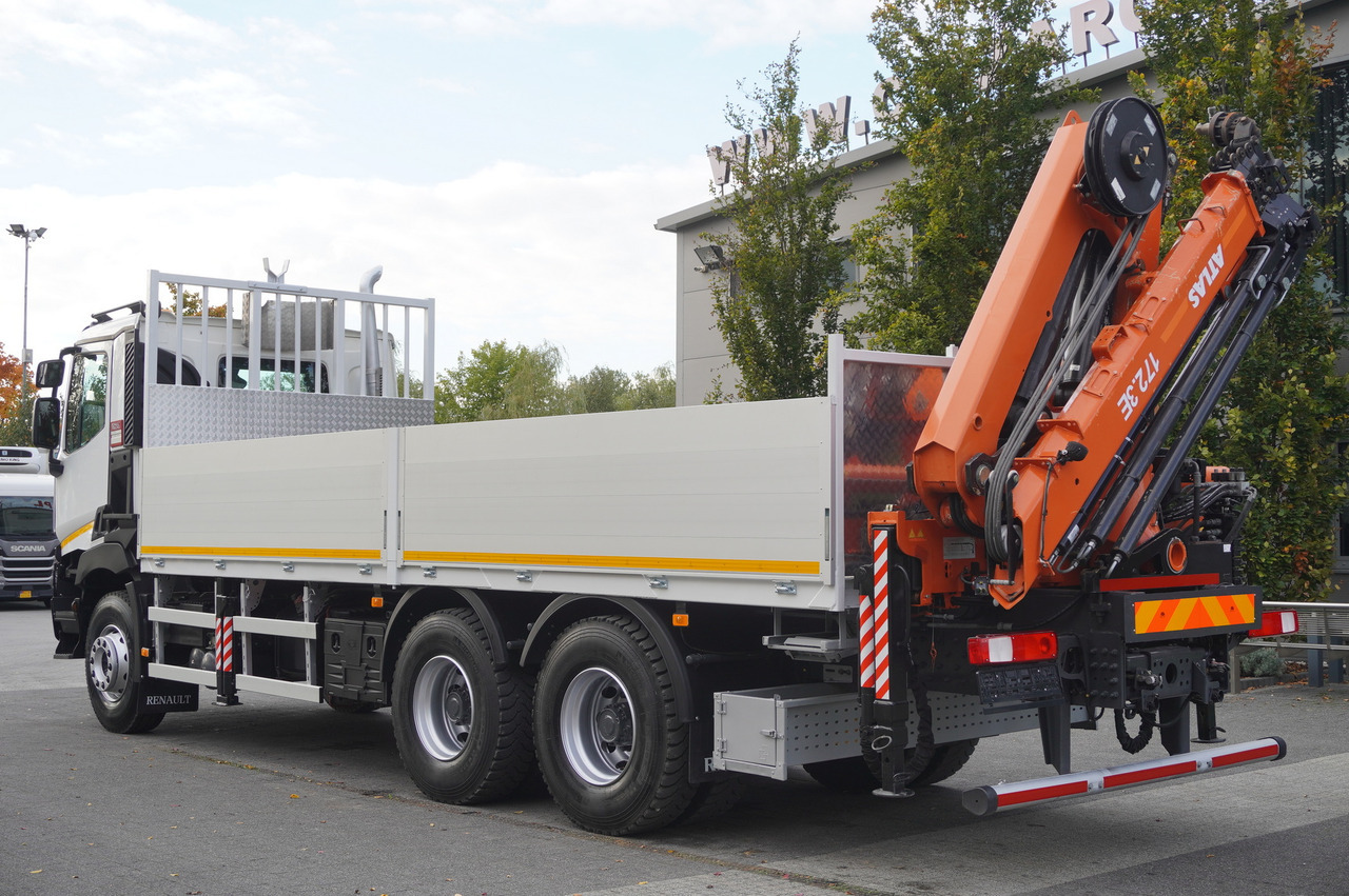 RENAULT C380 Comfort 6x4 / Atlas 172.3E crane / Range 12.3 m / capacity 6.1 t / Flatbed 17 EPAL - Kraanaga veoauto: pilt 5 RENAULT C380 Comfort 6x4 / Atlas 172.3E crane / Range 12.3 m / capacity 6.1 t / Flatbed 17 EPAL - Kraanaga veoauto: pilt 5