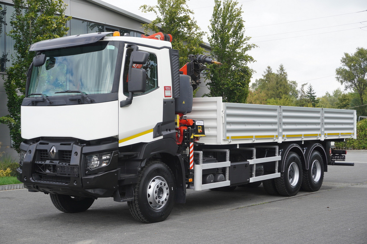 RENAULT K380 6×4 / FASSI F175 crane 7.85 t / 120 thousand km! / 2-sided tipper - Kraanaga veoauto: pilt 3 RENAULT K380 6×4 / FASSI F175 crane 7.85 t / 120 thousand km! / 2-sided tipper - Kraanaga veoauto: pilt 3