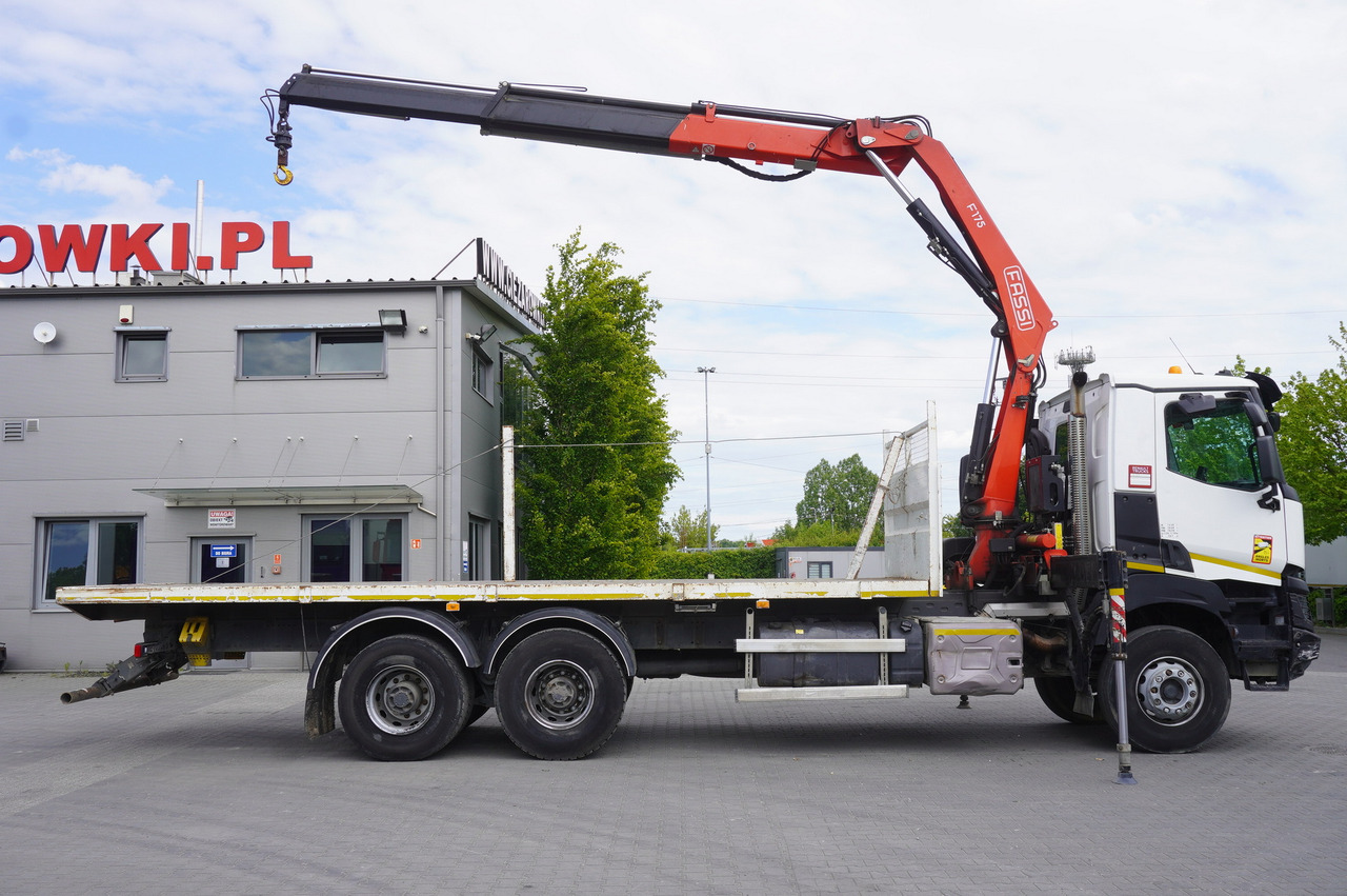RENAULT K380 6x4 / FASSI F175 crane 7.85 t / 120 thousand km - Madelveok/ Platvormveok, Kraanaga veoauto: pilt 5 RENAULT K380 6x4 / FASSI F175 crane 7.85 t / 120 thousand km - Madelveok/ Platvormveok, Kraanaga veoauto: pilt 5