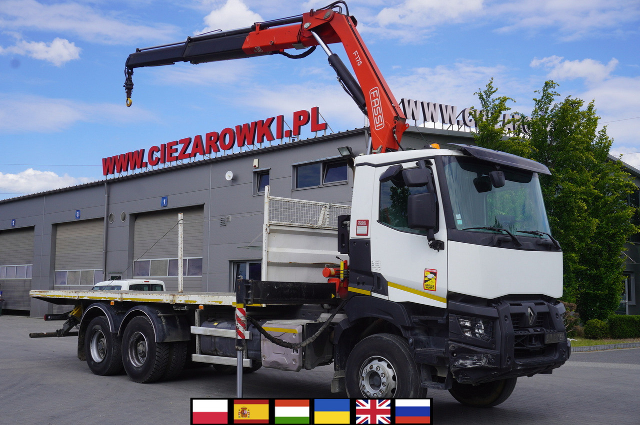 RENAULT K380 6x4 / FASSI F175 crane 7.85 t / 120 thousand km! - Kraanaga veoauto: pilt 3 RENAULT K380 6x4 / FASSI F175 crane 7.85 t / 120 thousand km! - Kraanaga veoauto: pilt 3
