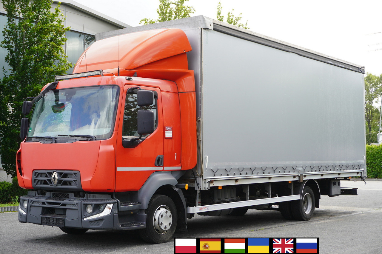 RENAULT Midlum 12.245 / dropside / sleeper / 18 pallets - Tent veoauto: pilt 1 RENAULT Midlum 12.245 / dropside / sleeper / 18 pallets - Tent veoauto: pilt 1