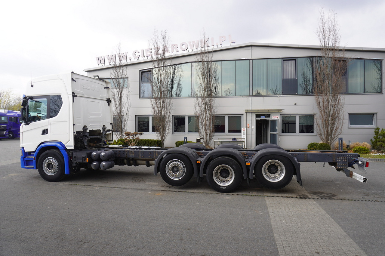 SCANIA G500 8x2 / 2nd axis steered / Chassis 8.35 m / 2021 - Kraanaga veoauto: pilt 4 SCANIA G500 8x2 / 2nd axis steered / Chassis 8.35 m / 2021 - Kraanaga veoauto: pilt 4