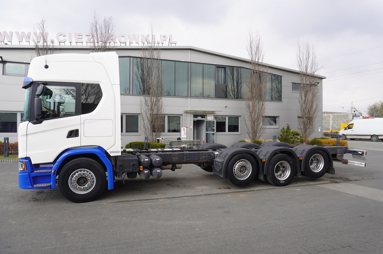 SCANIA G500 8x2 / 2nd axis steered / Chassis 8.35 m / 2021 - Kraanaga veoauto: pilt 3 SCANIA G500 8x2 / 2nd axis steered / Chassis 8.35 m / 2021 - Kraanaga veoauto: pilt 3