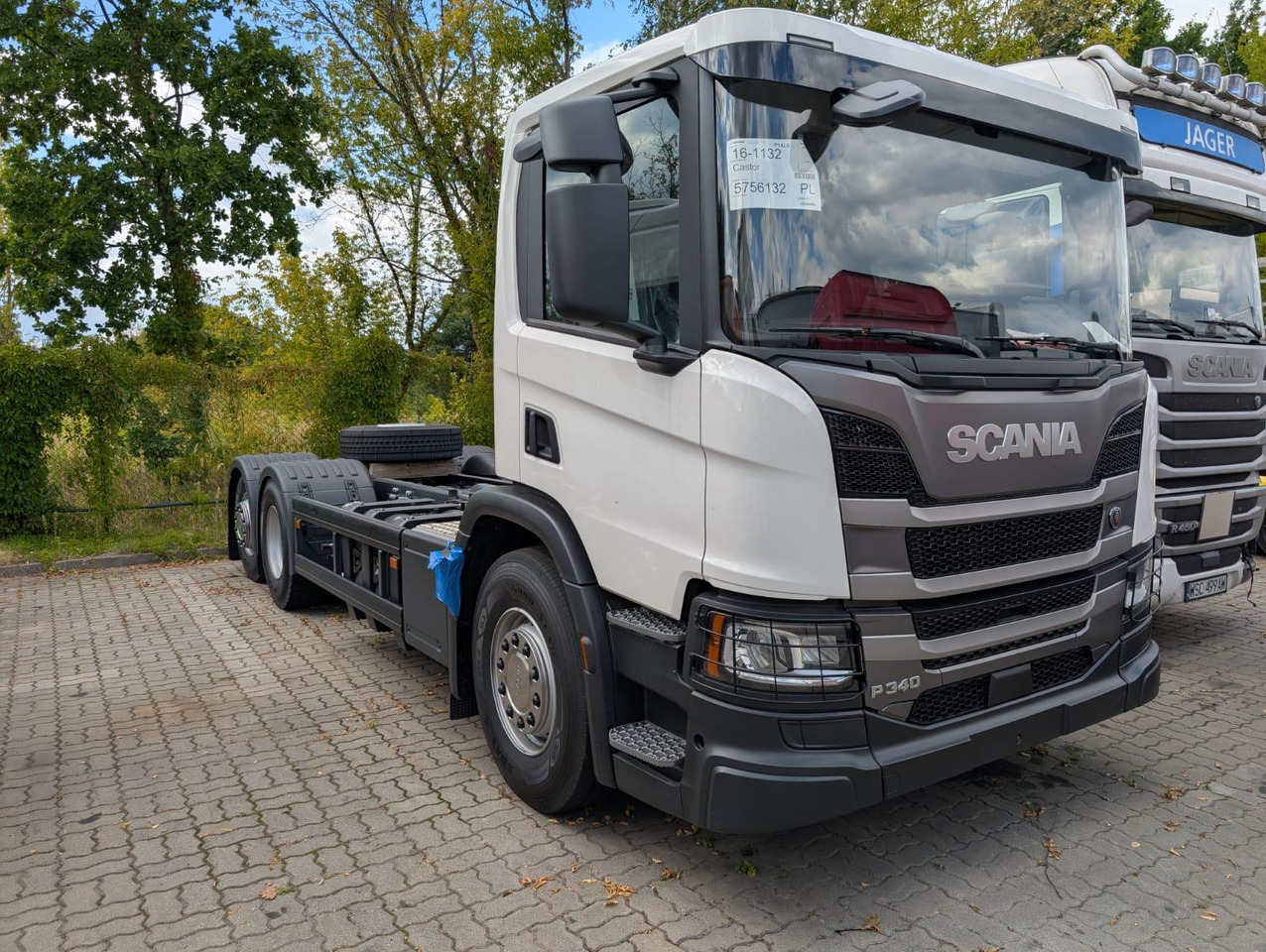 SCANIA P 340 B6x2*4NA / chassis frame / steering axle / CNG - Kabiinišassiiga veoauto: pilt 2 SCANIA P 340 B6x2*4NA / chassis frame / steering axle / CNG - Kabiinišassiiga veoauto: pilt 2