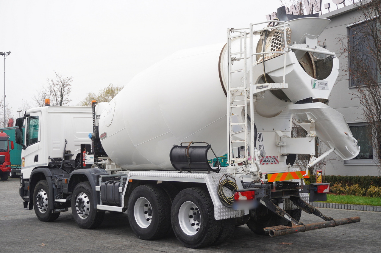 SCANIA P410 XT 8x4 / 80 tho. km!!! / SCHWING-STATTER AM 9 FHC 9 m3 concrete mixer - Autobetoonisegisti: pilt 4 SCANIA P410 XT 8x4 / 80 tho. km!!! / SCHWING-STATTER AM 9 FHC 9 m3 concrete mixer - Autobetoonisegisti: pilt 4
