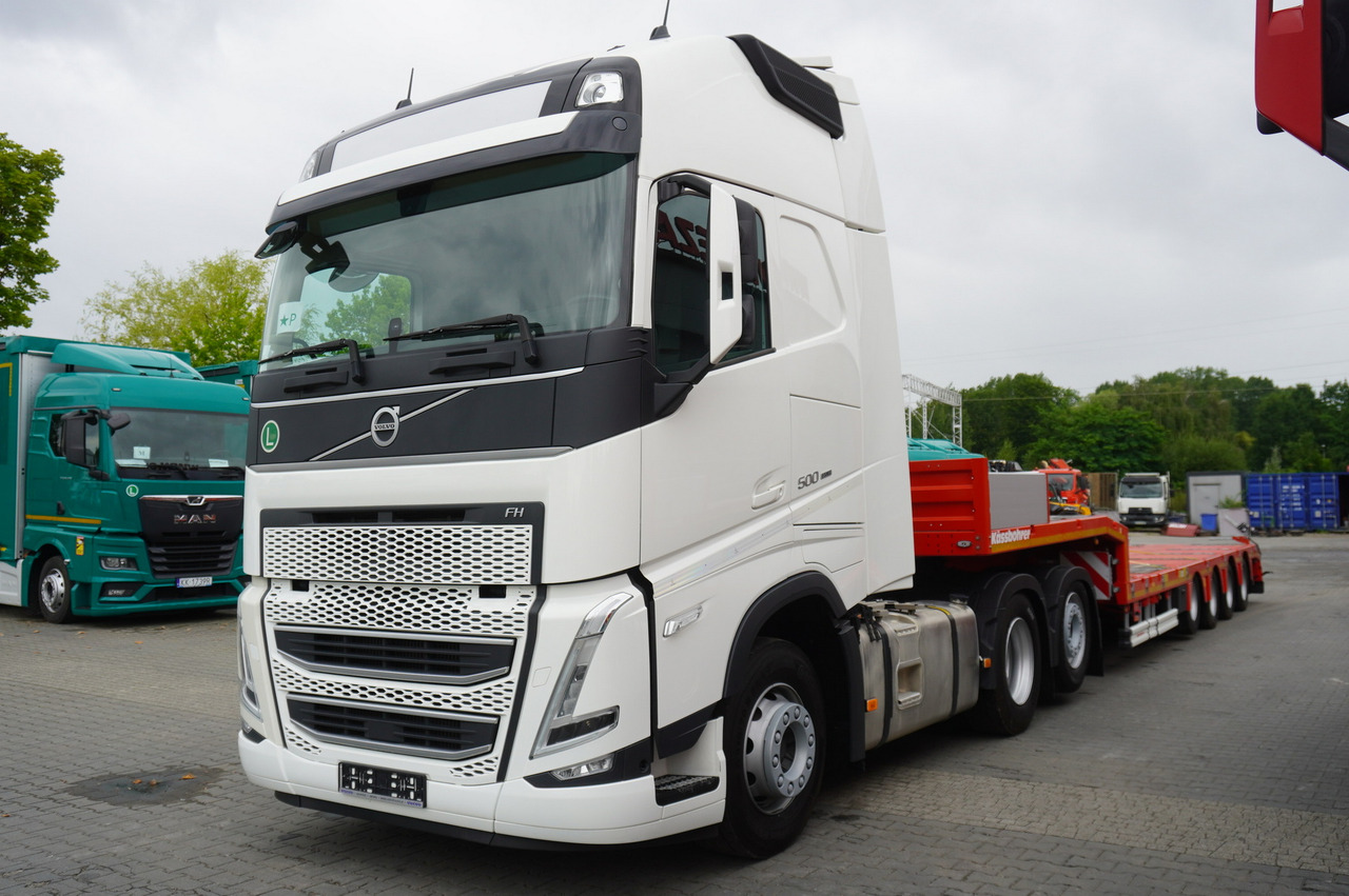 VOLVO FH 500 6 × 2 Globetrotter XL / 2023 / 114 thousand km / Brand-new low-loader Kässbohrer LB3E semi-trailer - Treilerveoauto: pilt 5 VOLVO FH 500 6 × 2 Globetrotter XL / 2023 / 114 thousand km / Brand-new low-loader Kässbohrer LB3E semi-trailer - Treilerveoauto: pilt 5