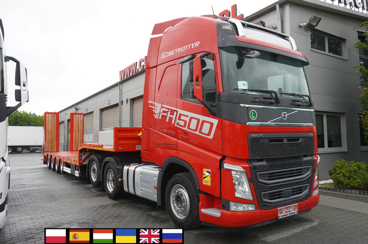 VOLVO FH 500 / BRAND-NEW Kässbohrer LB3E low-bed semi-trailer / 500 HP - Treilerveoauto: pilt 1 VOLVO FH 500 / BRAND-NEW Kässbohrer LB3E low-bed semi-trailer / 500 HP - Treilerveoauto: pilt 1