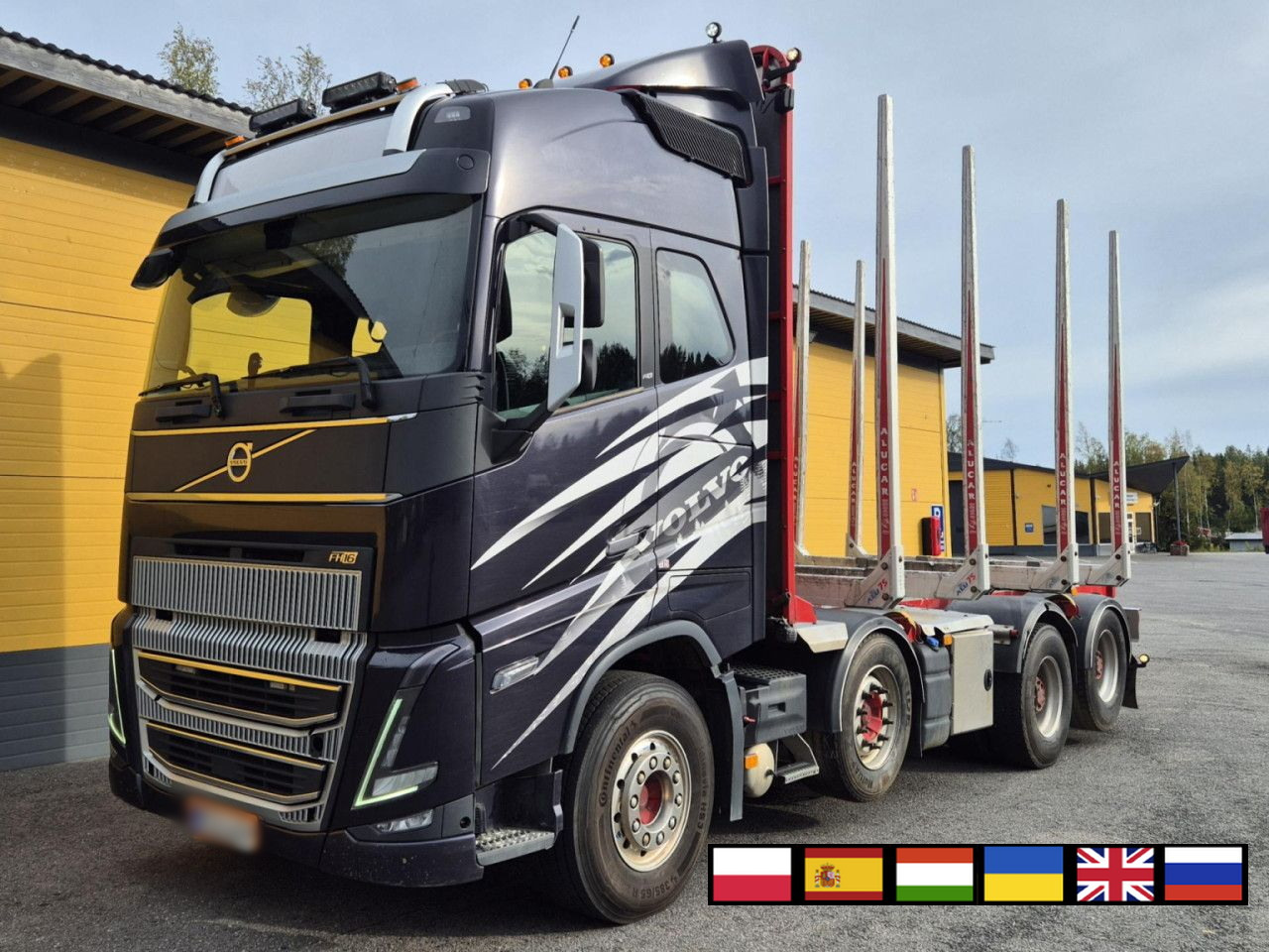 VOLVO FH 750 8x4 / 2 lifted axles / timber truck - Metsaveok: pilt 1 VOLVO FH 750 8x4 / 2 lifted axles / timber truck - Metsaveok: pilt 1