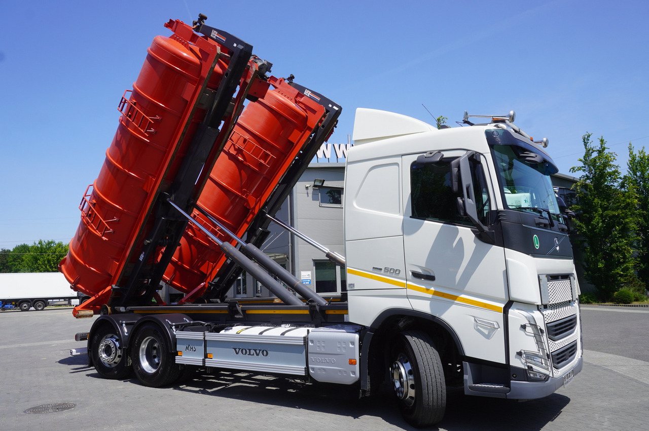 VOLVO Volvo FH 500 / Septic barrel 13000 l / Hook lift 21 t / 2022 / 3rd axle steered / 2 units - Lägapütt: pilt 4 VOLVO Volvo FH 500 / Septic barrel 13000 l / Hook lift 21 t / 2022 / 3rd axle steered / 2 units - Lägapütt: pilt 4