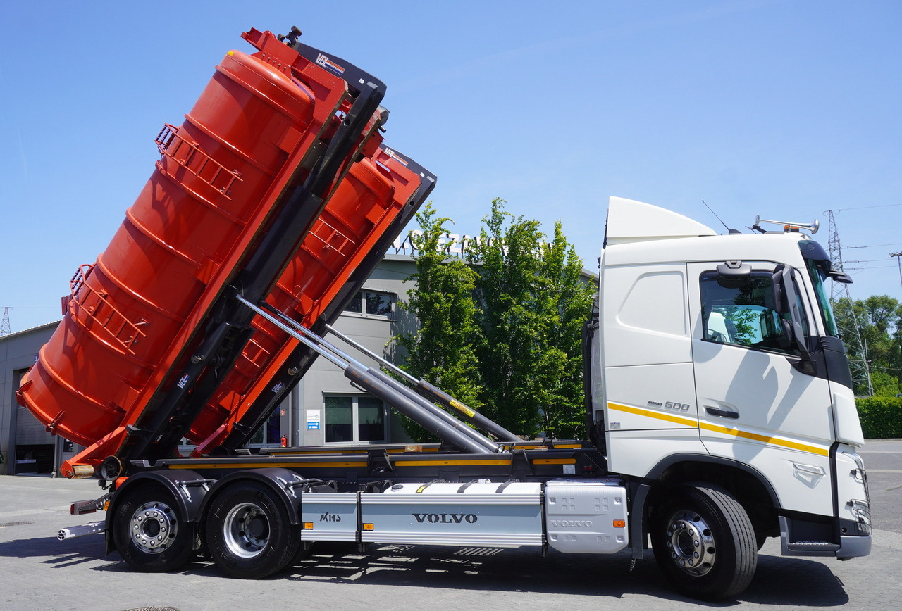 VOLVO Volvo FH 500 / Septic barrel 13000 l / Hook lift 21 t / 2022 / 3rd axle steered / 2 units - Lägapütt: pilt 5 VOLVO Volvo FH 500 / Septic barrel 13000 l / Hook lift 21 t / 2022 / 3rd axle steered / 2 units - Lägapütt: pilt 5