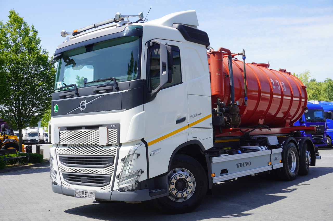 VOLVO Volvo FH 500 / Septic barrel 13000 l / Hook lift 21 t / 2022 / 3rd axle steered / 2 units - Lägapütt: pilt 2 VOLVO Volvo FH 500 / Septic barrel 13000 l / Hook lift 21 t / 2022 / 3rd axle steered / 2 units - Lägapütt: pilt 2