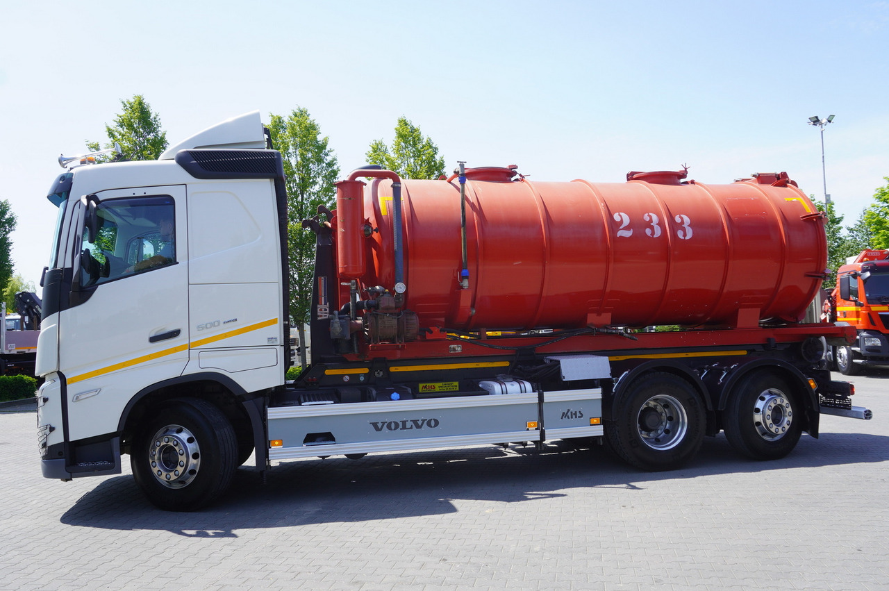 VOLVO Volvo FH 500 / Septic barrel 13000 l / Hook lift 21 t / 2022 / 3rd axle steered / 2 units - Lägapütt: pilt 3 VOLVO Volvo FH 500 / Septic barrel 13000 l / Hook lift 21 t / 2022 / 3rd axle steered / 2 units - Lägapütt: pilt 3