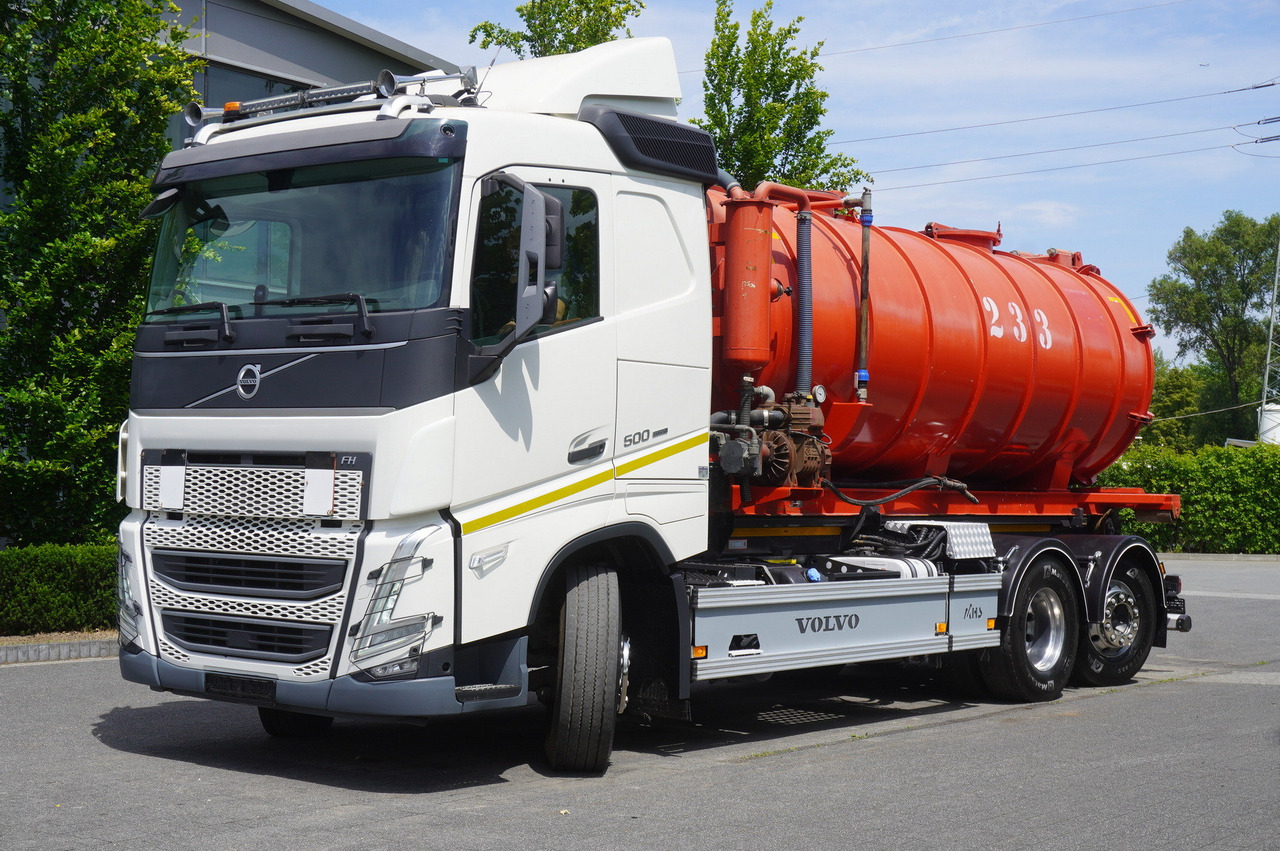 VOLVO Volvo FH 500 / Septic barrel 13000 l / Hook lift 21 t / 2022 / 3rd axle steered / 2 units - Lägapütt: pilt 2 VOLVO Volvo FH 500 / Septic barrel 13000 l / Hook lift 21 t / 2022 / 3rd axle steered / 2 units - Lägapütt: pilt 2