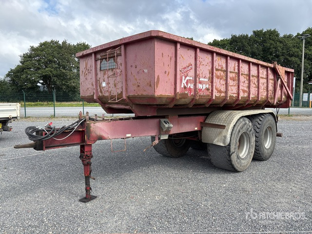 1996 Krampe TWK 18 Goliath End Dump Trailer - Hooldusniiduk/ Multšer: pilt 1 1996 Krampe TWK 18 Goliath End Dump Trailer - Hooldusniiduk/ Multšer: pilt 1