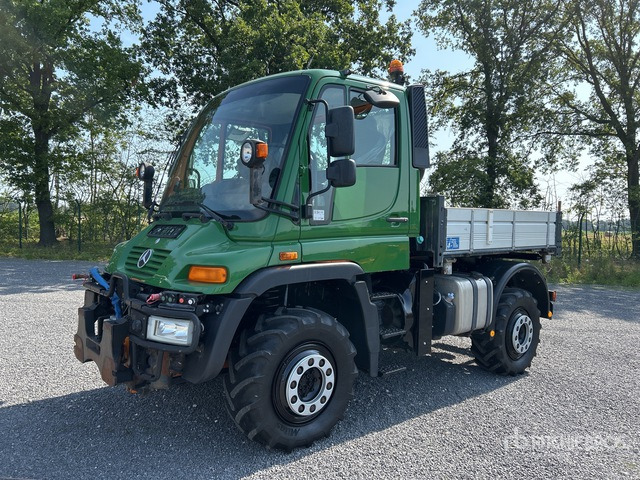 2007 Mercedes-Benz Unimog U400 4x4 Utility Truck - Hooldusniiduk/ Multšer: pilt 1 2007 Mercedes-Benz Unimog U400 4x4 Utility Truck - Hooldusniiduk/ Multšer: pilt 1