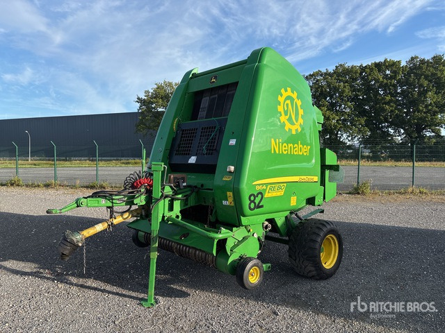 2012 John Deere 864P Round Baler - Heinapress, ümmargune: pilt 1 2012 John Deere 864P Round Baler - Heinapress, ümmargune: pilt 1