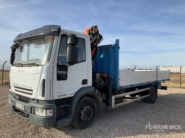 2008 Iveco Eurocargo 120E22 2005 Palfinger PK7501 Articulat ... Flatbed Truck with Crane - Madelveok/ Platvormveok, Kraanaga veoauto: pilt 4 2008 Iveco Eurocargo 120E22 2005 Palfinger PK7501 Articulat ... Flatbed Truck with Crane - Madelveok/ Platvormveok, Kraanaga veoauto: pilt 4