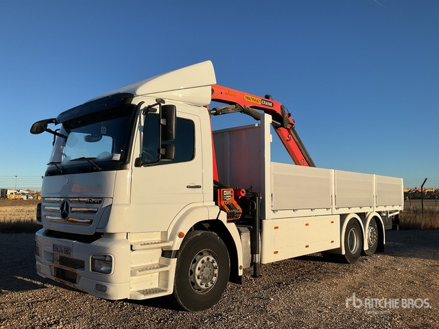 2008 Mercedes-Benz 2533L 2007 Palfinger PK10501 Articula ... Flatbed Truck with Crane - Madelveok/ Platvormveok, Kraanaga veoauto: pilt 2 2008 Mercedes-Benz 2533L 2007 Palfinger PK10501 Articula ... Flatbed Truck with Crane - Madelveok/ Platvormveok, Kraanaga veoauto: pilt 2