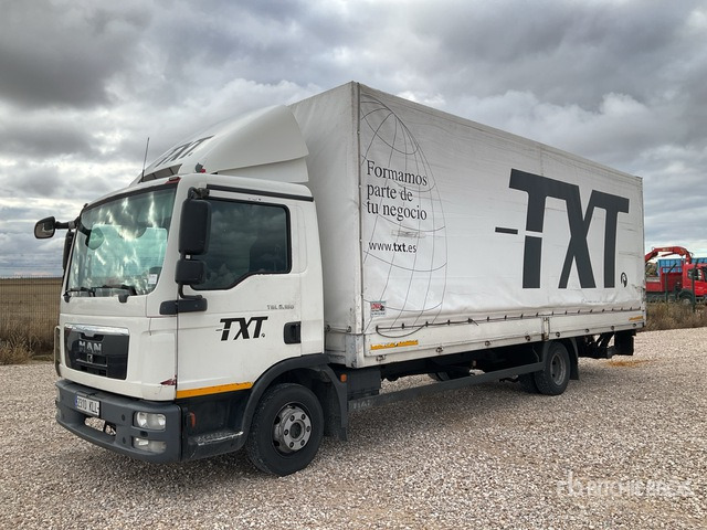 2012 M.A.N. TGL8.180 4x2 Curtain Side Truck - Tent veoauto: pilt 2 2012 M.A.N. TGL8.180 4x2 Curtain Side Truck - Tent veoauto: pilt 2