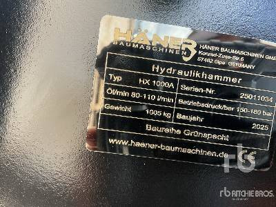 HAENER HX1000A (Unused) - Hüdrauliline haamer: pilt 5 HAENER HX1000A (Unused) - Hüdrauliline haamer: pilt 5