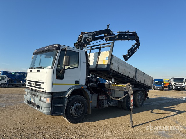 1997 Iveco MT190E30 1996 Hiab 195-4 6500 kg on 6x2 Dump Truck with Crane - Kallurauto: pilt 1 1997 Iveco MT190E30 1996 Hiab 195-4 6500 kg on 6x2 Dump Truck with Crane - Kallurauto: pilt 1