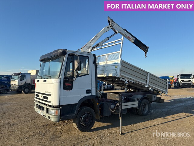2002 Iveco Eurocargo 110EL18 Bonfiglioli P7200L 1980 kg on 4x2 Dump Truck with Crane - Kallurauto: pilt 2 2002 Iveco Eurocargo 110EL18 Bonfiglioli P7200L 1980 kg on 4x2 Dump Truck with Crane - Kallurauto: pilt 2