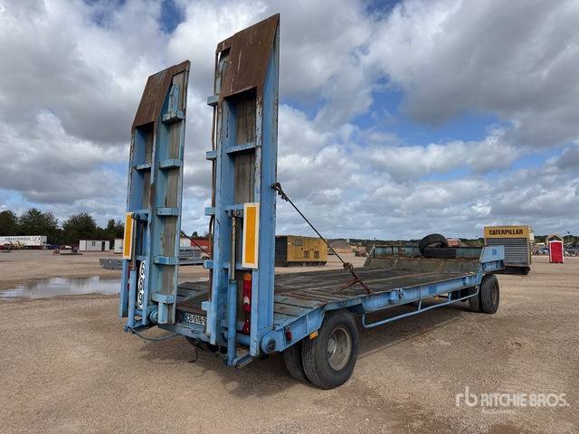 1985 Louault Original 14.53 t T/A Remorque Porte-Engi ... Lowboy Trailer - Madal platvormpoolhaagis: pilt 4 1985 Louault Original 14.53 t T/A Remorque Porte-Engi ... Lowboy Trailer - Madal platvormpoolhaagis: pilt 4