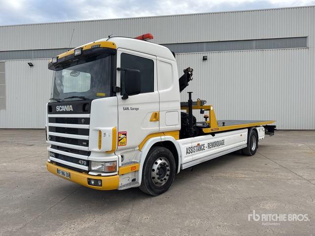 2003 Scania 4x2 Depanneuse Avec Grue Fassi ... Rollback Truck - Puksiirauto: pilt 2 2003 Scania 4x2 Depanneuse Avec Grue Fassi ... Rollback Truck - Puksiirauto: pilt 2