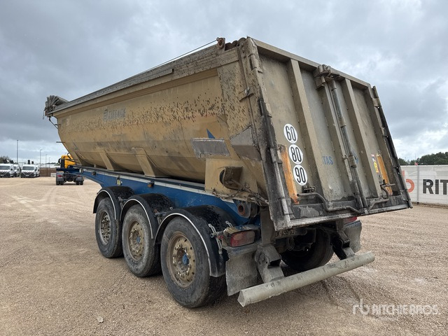 2005 STAS Tuareg S339 CX Tri/A Remorque Benne 3 Essieux End Dump Trailer - Kallur-poolhaagis: pilt 4 2005 STAS Tuareg S339 CX Tri/A Remorque Benne 3 Essieux End Dump Trailer - Kallur-poolhaagis: pilt 4
