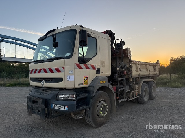 2006 Renault Kerax 2006 HMF on 6x4 Camion Bi-Benne ... Dump Truck with Crane - Kallurauto, Kraanaga veoauto: pilt 1 2006 Renault Kerax 2006 HMF on 6x4 Camion Bi-Benne ... Dump Truck with Crane - Kallurauto, Kraanaga veoauto: pilt 1