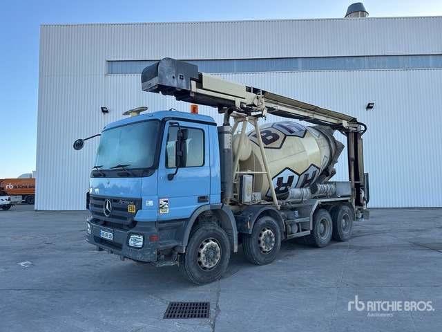 2007 Mercedes-Benz Actros 3236 8x4 Camion Toupie 8x4 Mixer Truck - Autobetoonisegisti: pilt 1 2007 Mercedes-Benz Actros 3236 8x4 Camion Toupie 8x4 Mixer Truck - Autobetoonisegisti: pilt 1