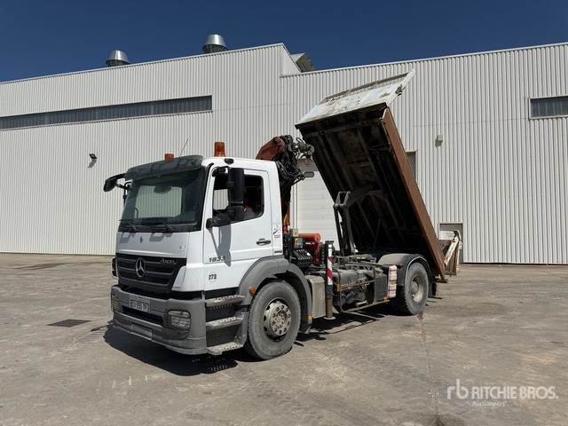 2008 Mercedes Axor 1833 2008 Palfinger PK15500 6100 kg ... Dump Truck with Crane - Kallurauto, Kraanaga veoauto: pilt 3 2008 Mercedes Axor 1833 2008 Palfinger PK15500 6100 kg ... Dump Truck with Crane - Kallurauto, Kraanaga veoauto: pilt 3