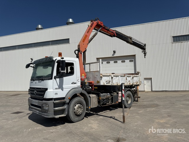 2008 Mercedes Axor 1833 2008 Palfinger PK15500 6100 kg ... Dump Truck with Crane - Kallurauto, Kraanaga veoauto: pilt 4 2008 Mercedes Axor 1833 2008 Palfinger PK15500 6100 kg ... Dump Truck with Crane - Kallurauto, Kraanaga veoauto: pilt 4