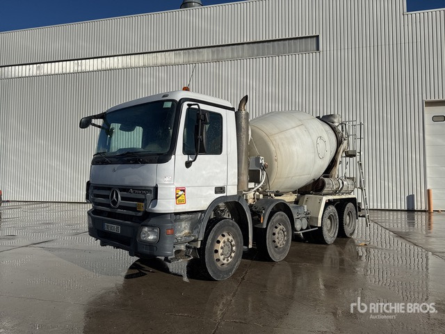 2008 Mercedes-Benz Actros 8x4 Camion Malaxeur 8x4 Mixer Truck - Autobetoonisegisti: pilt 1 2008 Mercedes-Benz Actros 8x4 Camion Malaxeur 8x4 Mixer Truck - Autobetoonisegisti: pilt 1